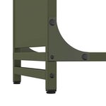 vidaXL Portant de bois chauffage vert olive 60x28x90 cm