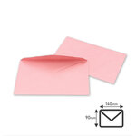 Lot de 100 Enveloppes ELECTIONS 90x140 mm - rose 80 g