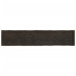 vidaXL Dessus de table bois massif traité bordure assortie