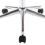 vidaXL Chaises pivotantes à manger lot de 6 gris tissu