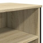 vidaXL Buffet chêne sonoma 101x35 5x74 5 cm bois d'ingénierie