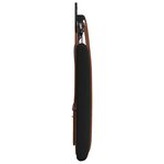 vidaXL Tête de lit suspendue Avec lumière LED Noir PU antique