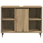 vidaXL Cabinet de salle de bain chêne artisanal 80 x 33 x 60 cm