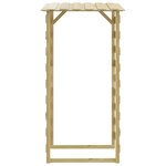 vidaXL Pergolas avec toits 3 Pièces 100x90x200 cm Bois de pin imprégné
