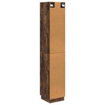vidaXL Ensemble de Meubles 2 Pièces Chêne fumé 33 x 34 5 x 87 cm