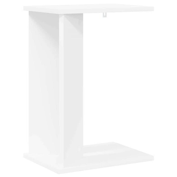 vidaXL Table d'appoint Blanc 35 x 25 x 50 cm Bois d'ingénierie