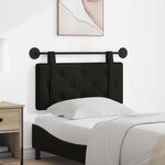 vidaXL Tête de lit suspendue Noir Simili cuir