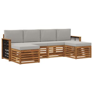 vidaXL Ensemble de canapés d'extérieur 5 pc