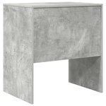 vidaXL Bureau Gris béton 70 x 50 x 76 cm