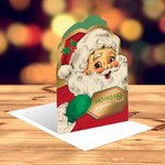 Carte De Vœux Musicale Ho Ho Ho Joyeux Noël - Draeger paris