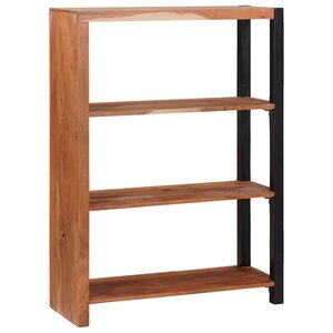 vidaXL Étagère Marron 80 x 30 x 110 cm Bois d'acacia massif