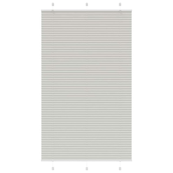 vidaXL Store plissé gris clair 115x200cm largeur du tissu 114 4cm