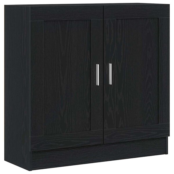 vidaXL Meuble de Bibliothèque Chêne noir 82.5 x 30.5 x 80 cm