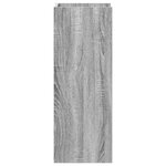 vidaXL Support de Plante 2 pièces Sonoma gris 30 x 30 x 80 cm