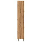 vidaXL Armoire de salle de bain chêne artisanal 30x30x179 cm