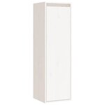vidaXL Meubles TV 4 Pièces Blanc Bois massif de pin