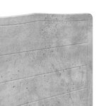 vidaXL Tête de lit Gris béton 180 cm Bois d'ingénierie