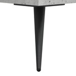 vidaXL Table de chevet gris béton 40x35x47 5 cm bois d’ingénierie