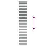 vidaXL Store zèbre gris foncé largeur du tissu 40 9 cm polyester