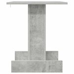 vidaXL Table d'appoint Gris béton 44 5 x 45 x 55 cm Bois d'ingénierie