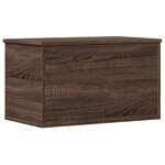 vidaXL Boîte de rangement chêne marron 60x35x35 cm bois d'ingénierie