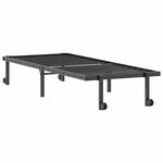 vidaXL Cadre de lit sans matelas pliable noir 80x200 cm acier
