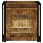 vidaXL Boîte de rangement 50 x 50 x 50 cm - Bois de manguier massif