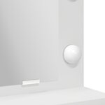 vidaXL Coiffeuse avec tiroir Blanc 79 x 41 x 135 cm Bois d'ingénierie