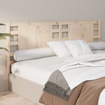 vidaXL Tête de lit 126x4x100 cm Bois massif de pin