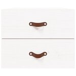 vidaXL Table de chevet murale Blanc 50x36x40 cm