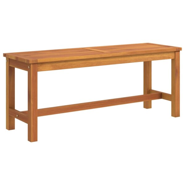 vidaXL Banc de jardin 110x35x45 cm bois massif d'acacia