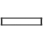 vidaXL Jardinière surélevée Noir 150 x 30 x 72 cm WPC et Aluminium
