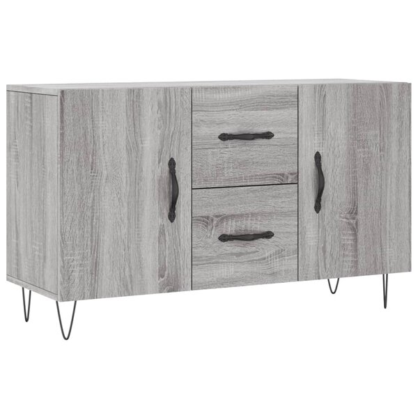 vidaXL Buffet sonoma gris 100x36x60 cm bois d'ingénierie