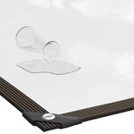 vidaXL Housse de protection plantes avec œillets 2x4 m polyéthylène