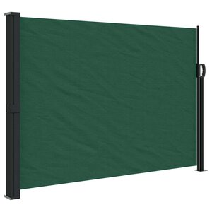 vidaXL Auvent latéral rétractable vert foncé 140x500 cm