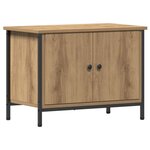 vidaXL Meuble TV Chêne artisanal 60 x 35 x 45 cm Bois d'ingénierie