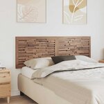 vidaXL Tête de lit Naturel Bois de teck massif