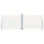 vidaXL Auvent latéral rétractable Crème 100 x 1000 cm