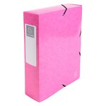 Boîte de classement idérama en carte pelliculée 7/10e - dos 8 cm - couleurs assorties - lot de 6 - exacompta