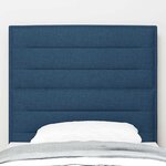 vidaXL Tête de lit Bleu 100 cm tissu