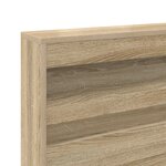 vidaXL Tête de lit de rangement Chêne sonoma 120 cm Bois d'ingénierie