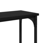 vidaXL TableConsole Chêne noir 145x22.5x75cm Bois d'ingénierie