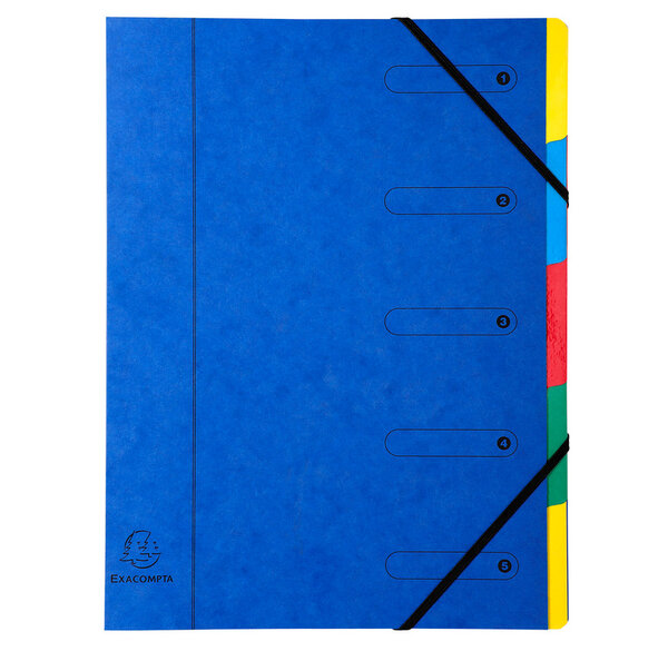 Trieur CL dos extens.+ élas.5C Ass. EXACOMPTA