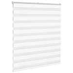 vidaXL Store zèbre blanc 125x150 cm largeur du tissu 120 9cm polyester