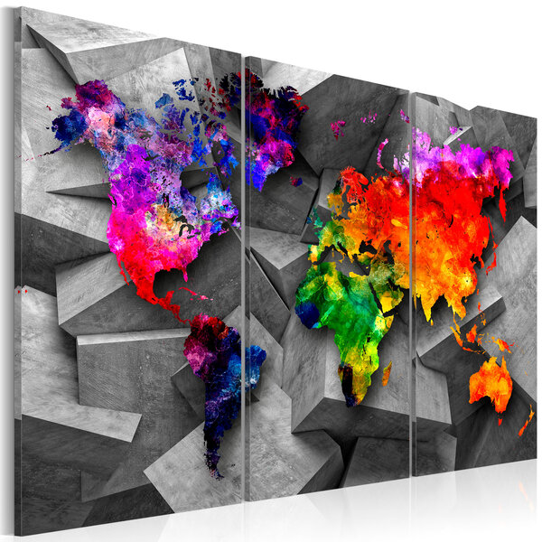 Tableau - symmetry of the world l x h en cm 120x80