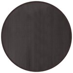 vidaXL Tapis rond marron foncé 100 cm bambou