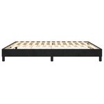 vidaXL Cadre de lit sans matelas noir 180x200 cm velours