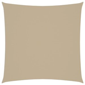 vidaXL Voile de parasol tissu oxford carré 4 5x4 5 m beige