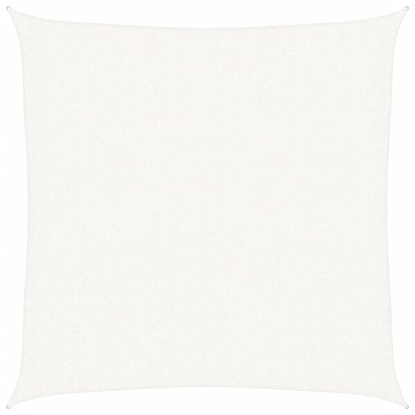 vidaXL Voile de parasol PEHD Carré 2 x 2 m Blanc