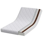 vidaXL Matelas avec Couche de Coco Blanc 120 x 60 cm Mousse PU